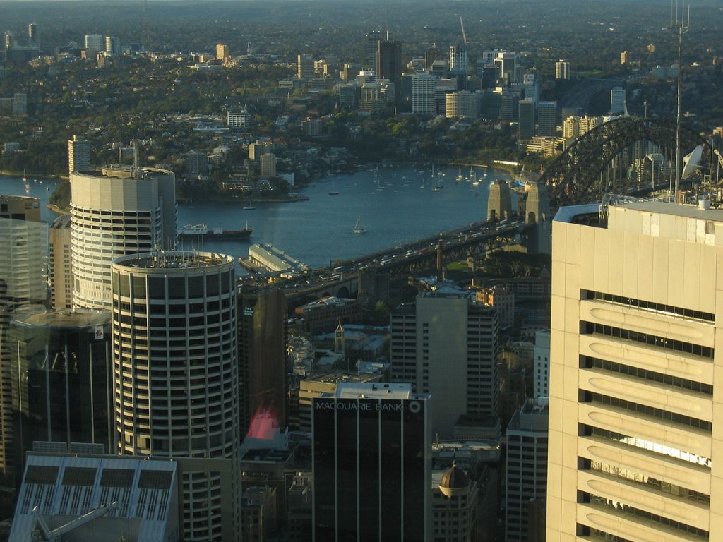 View from Sydney Tower Eye
